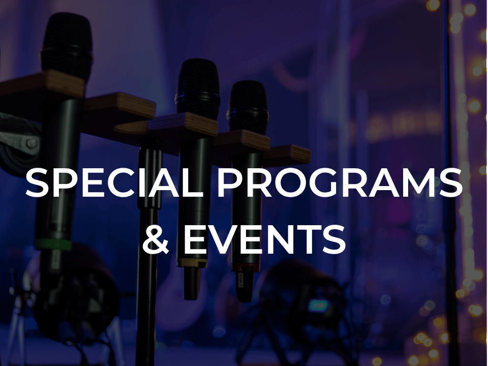 Special Programs & Events